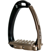 Tech Stirrups Estribos Venice Sloped EVO Negro/Marrón Tech Stirrups Estribos Venice Sloped EVO Negro/Marrón