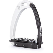 Tech Stirrups Estribos Venice Sloped Plata/Negro Tech Stirrups Estribos Venice Sloped Plata/Negro