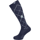 Calcetines de equitación ELT Argyle Azul Profundo Calcetines de equitación ELT Argyle Azul Profundo