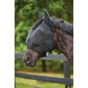 WeatherBeeta Máscara para Moscas ComFiTec Double Dart Deluxe con Orejas Negro WeatherBeeta Máscara para Moscas ComFiTec Double Dart Deluxe con Orejas Negro