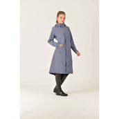 WeatherBeeta Abrigo Largo Windbreaker Longline Slate Blue WeatherBeeta Abrigo Largo Windbreaker Longline Slate Blue