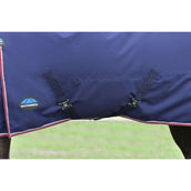 WeatherBeeta ComFiTec Essential Turnout Detach-A-Neck 220g Navy/Burgundy WeatherBeeta ComFiTec Essential Turnout Detach-A-Neck 220g Navy/Burgundy