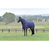 WeatherBeeta ComFiTec Essential Turnout Detach-A-Neck 220g Navy/Burgundy WeatherBeeta ComFiTec Essential Turnout Detach-A-Neck 220g Navy/Burgundy