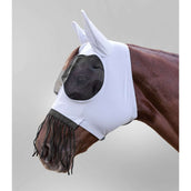 Waldhausen Máscara para Moscas Puck con Volantes en la Nariz Gris Plata Waldhausen Máscara para Moscas Puck con Volantes en la Nariz Gris Plata