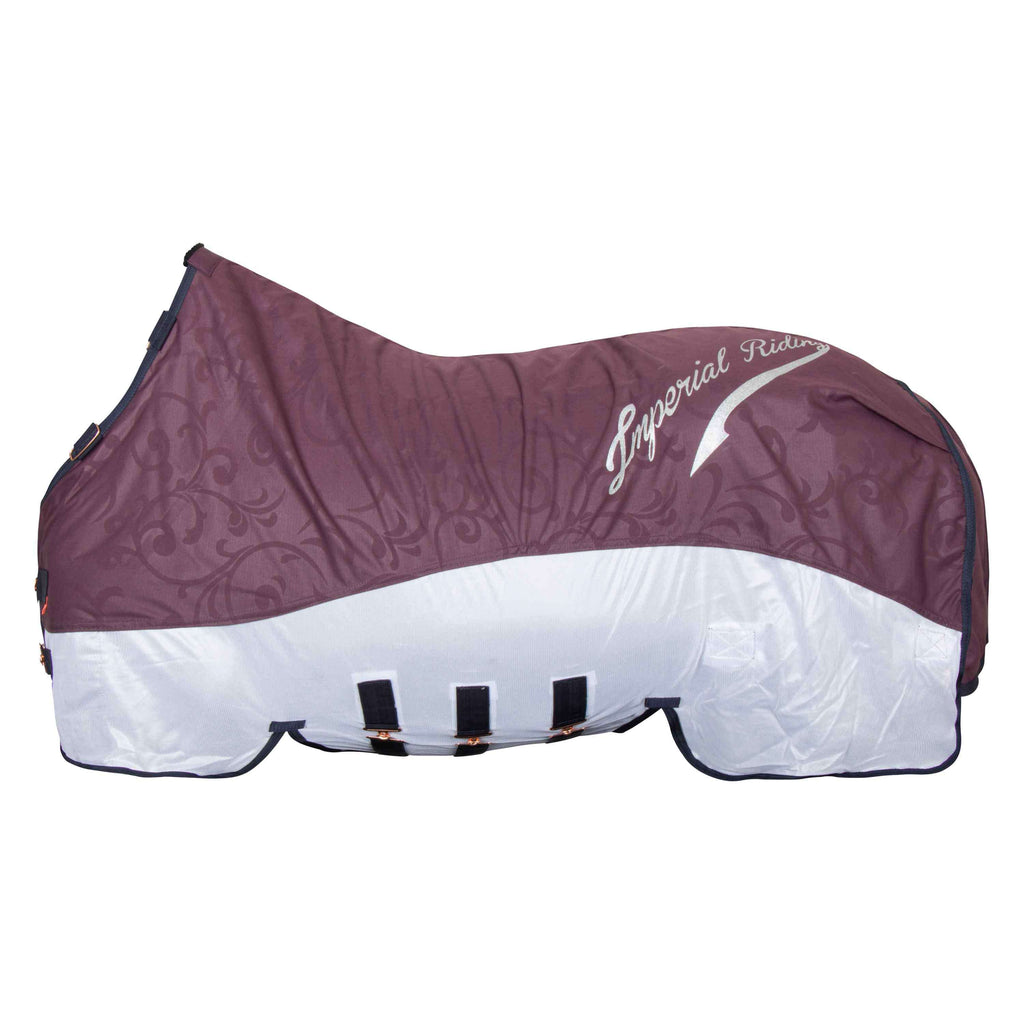 Imperial Riding Mosca y Manta de Iluvia IRHSuper-Dry Bordeaux