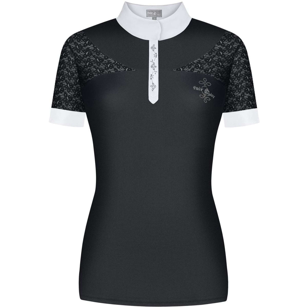 Fair Play Camiseta de Competición Alexis Manga Corta Negro