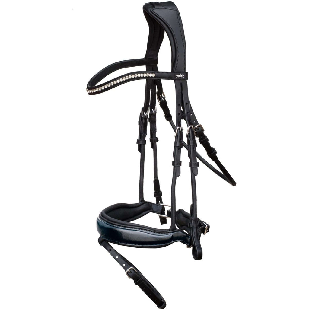 Schockemöhle Brida Premium sports Malibu Negro/Patente/Plata