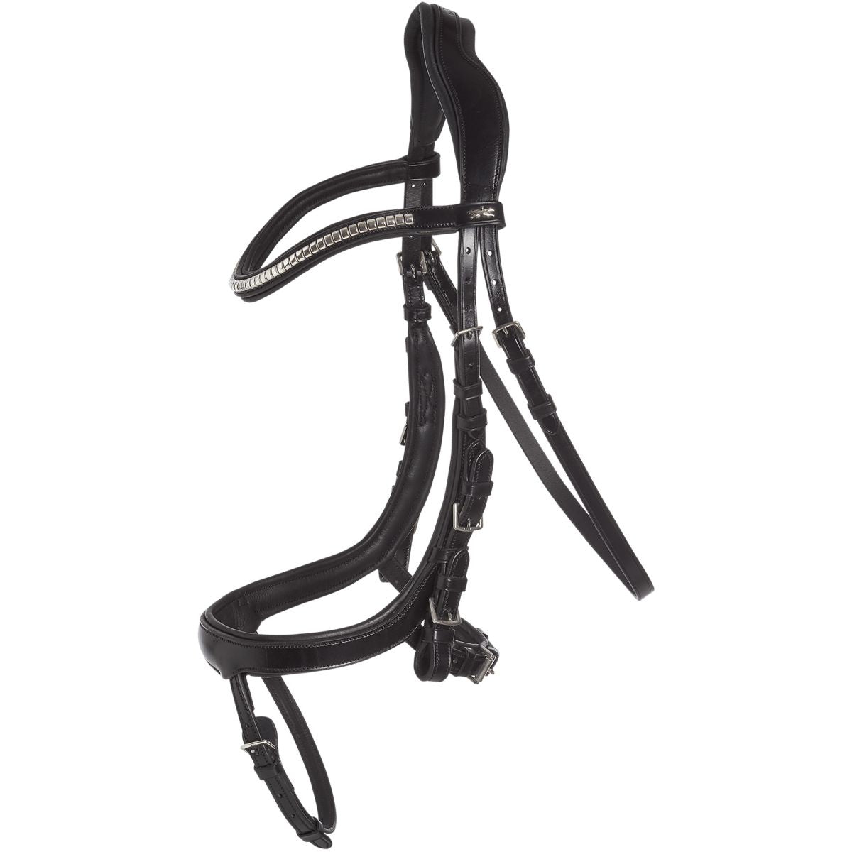 Schockemöhle Brida Premium sports Equitus Omega Negro/Plata