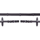 Schockemöhle Riendas con topes Negro/Plata