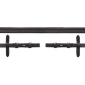 Schockemöhle Riendas Caucho Negro/Plata