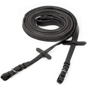 Schockemöhle Riendas Neo Line Caucho Negro/Plata