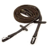 Schockemöhle Riendas Neo Line Clip Marron/Plata/Gris