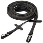 Schockemöhle Riendas Neo Line Clip de goma Negro/Plata
