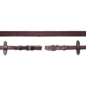 Schockemöhle Riendas Durasoft Grip Caucho MarronOscuro/Plata