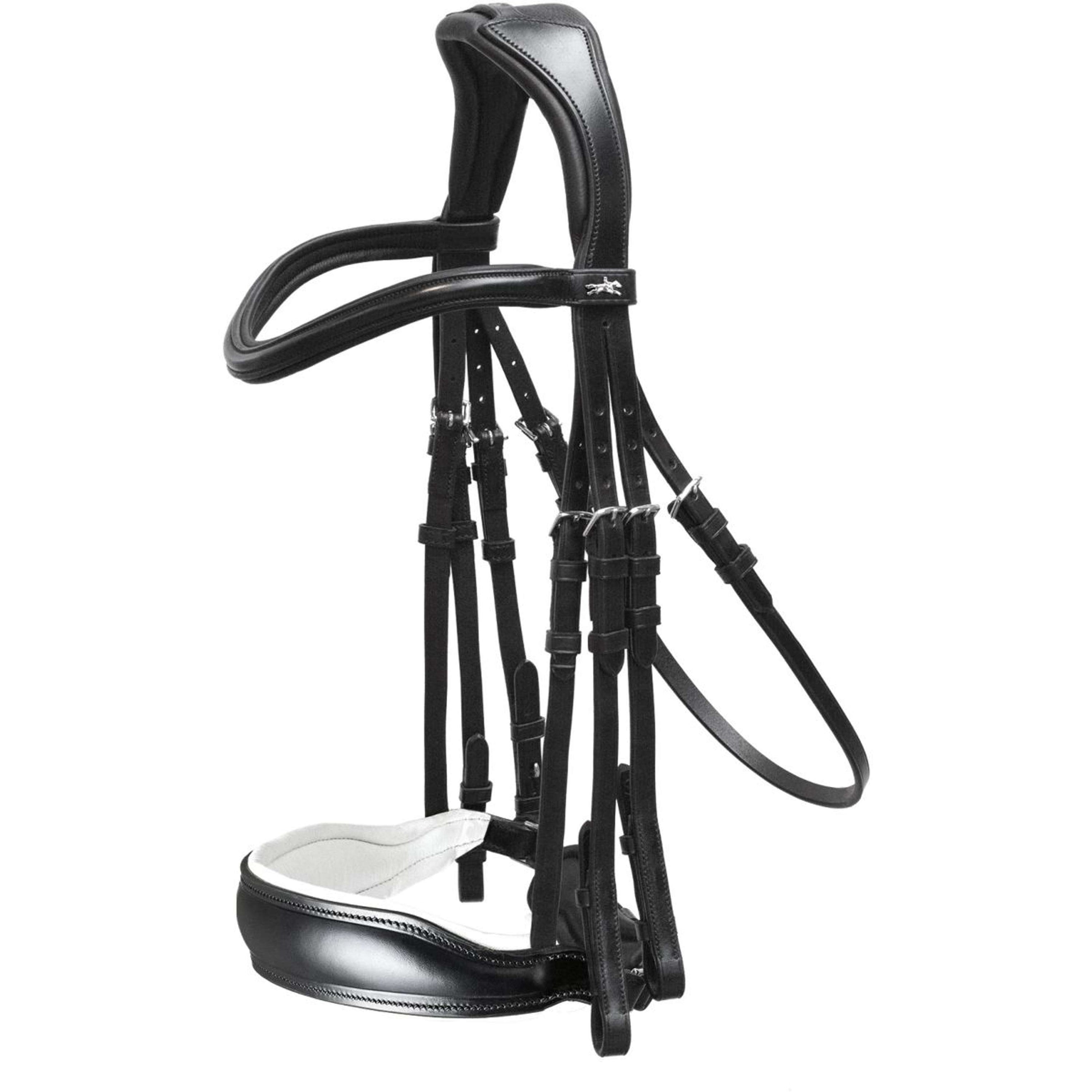 Schockemöhle Brida Doble Classic Line Milan Negro/Blanco