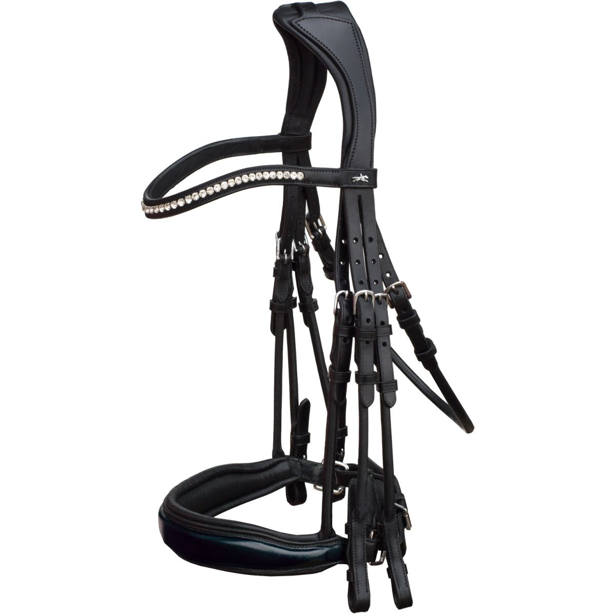 Schockemöhle Brida Doble Classic Line Venice Negro/Patente/Plata