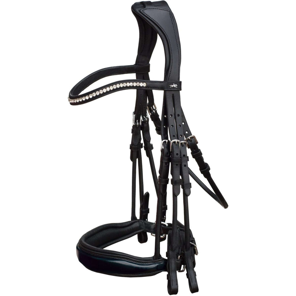 Schockemöhle Brida Doble Classic Line Venice Negro/Patente/Plata