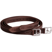 Schockemöhle Correas de estribo Chantilly Espresso/Cream/Plata