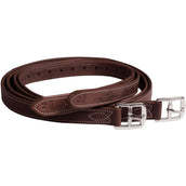 Schockemöhle Correas de estribo Chantilly Espresso/Cream/Plata