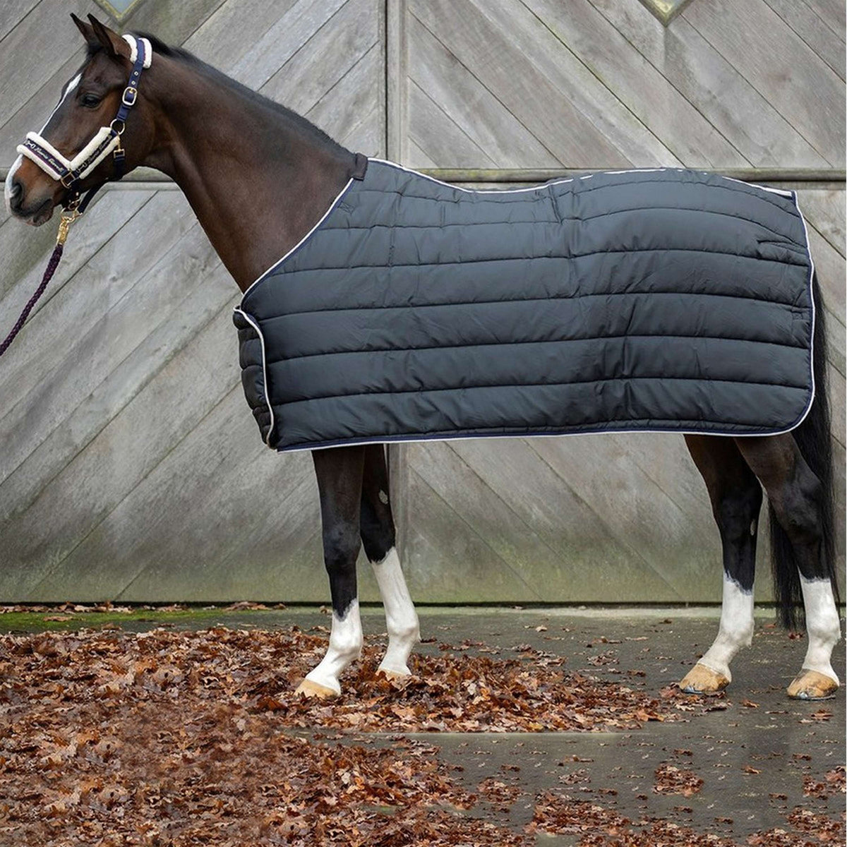 HKM Alfombra de Exterior Combi Azul oscuro