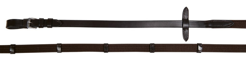 HKM Riendas Lea Cinta tejida Marron