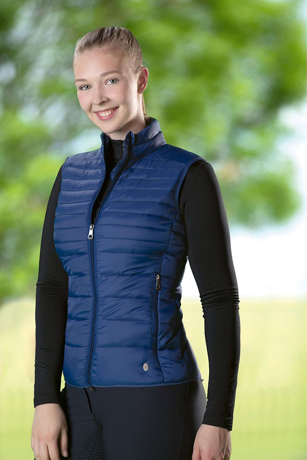 HKM Chaleco Lena Acolchado Azul oscuro
