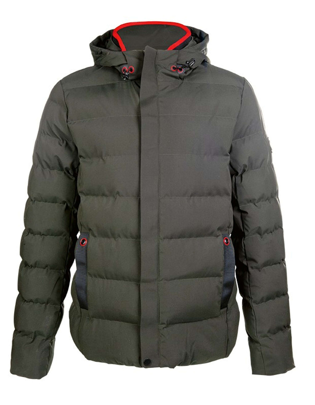 HKM Chaqueta Hamburg Hombres Acolchado Verde oliva