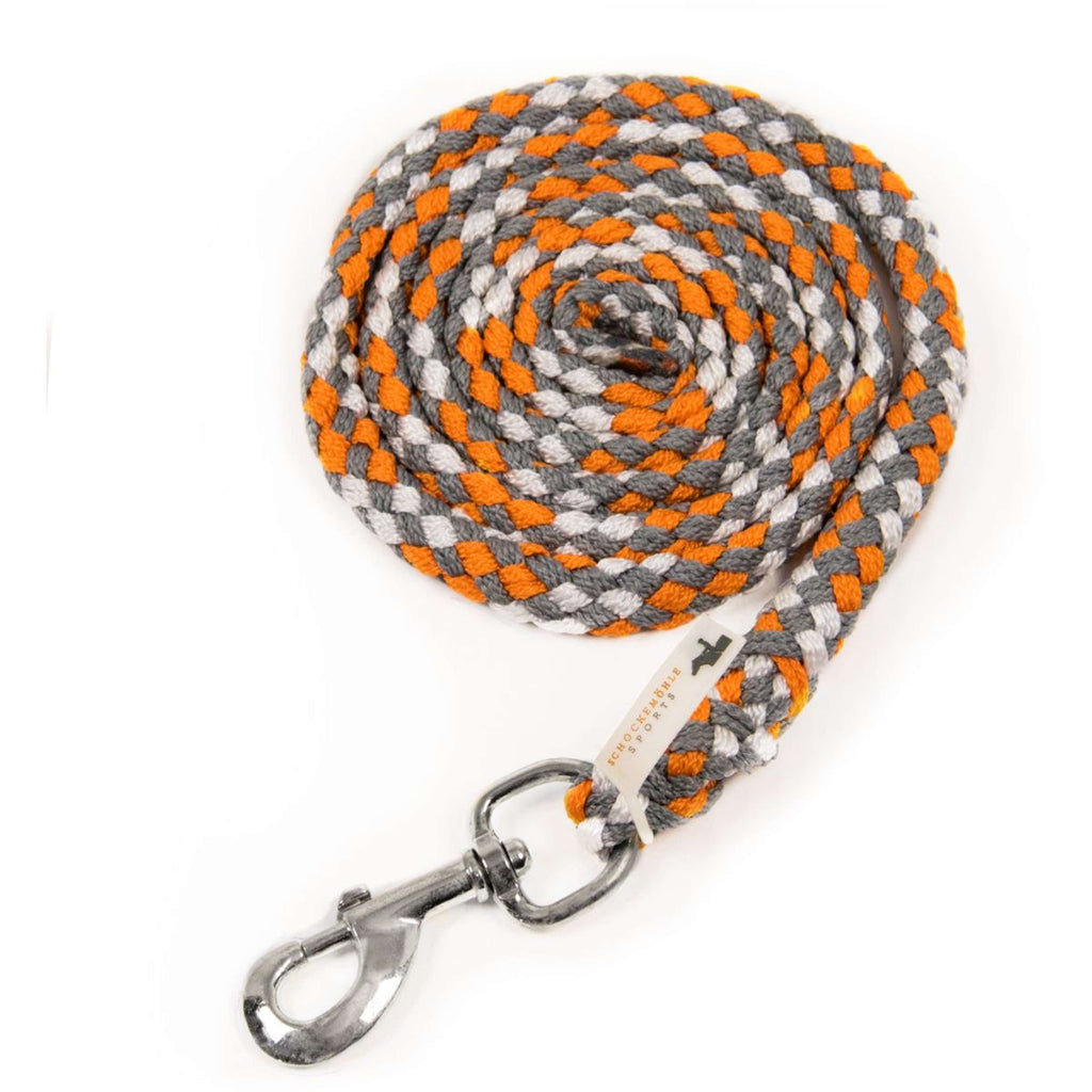 Schockemöhle Cuerda de Cabestro Catch Naranja/Gris/Blanco