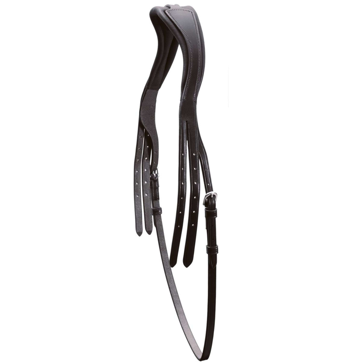 Schockemöhle Pieza de Cabeza Select con correa para la garganta Negro/Plata