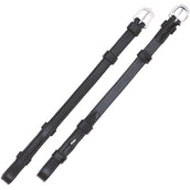 Schockemöhle Piezas de Carrillera Select Negro/Plata