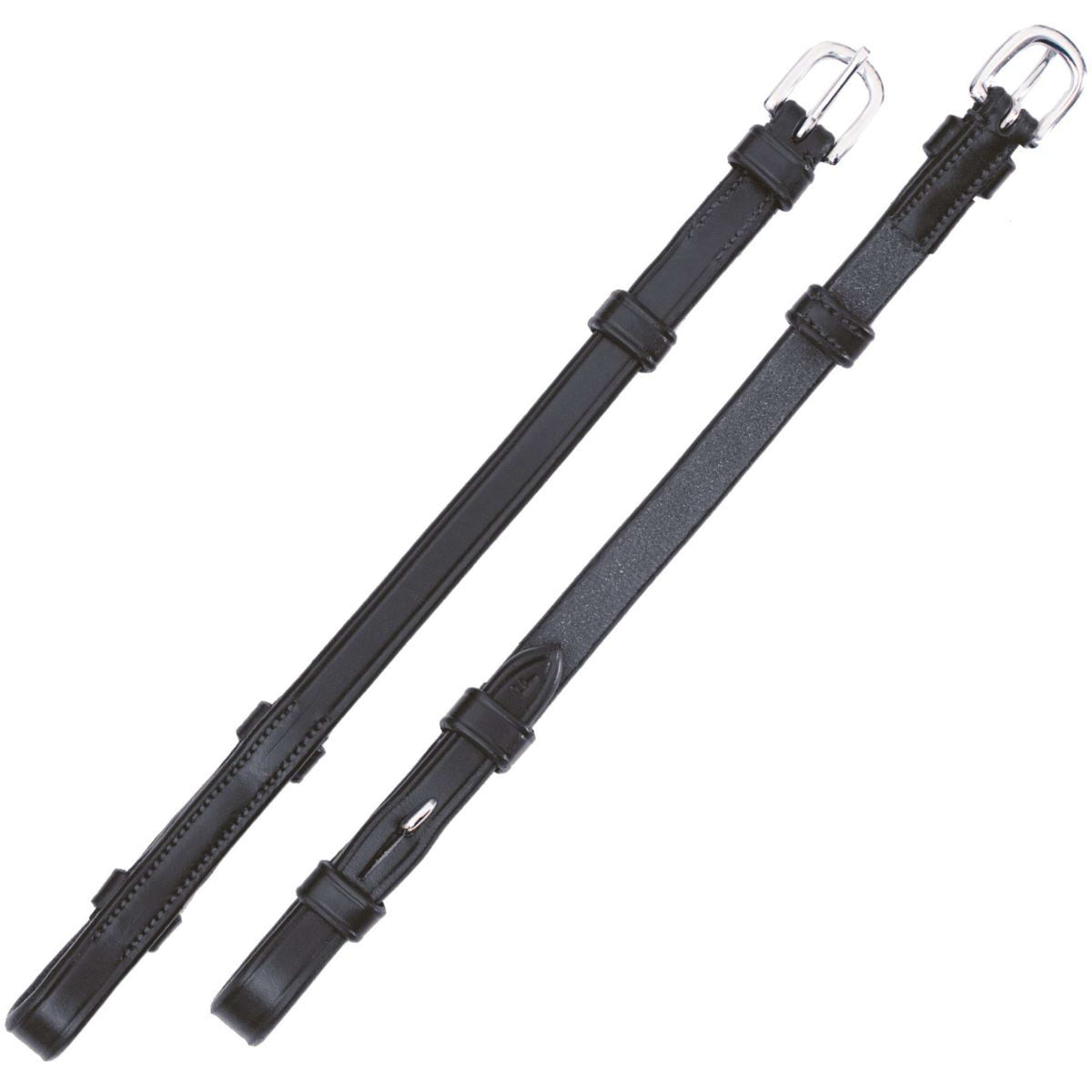 Schockemöhle Piezas de Carrillera Select Negro/Plata