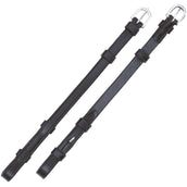Schockemöhle Piezas de Carrillera Select Negro/Plata