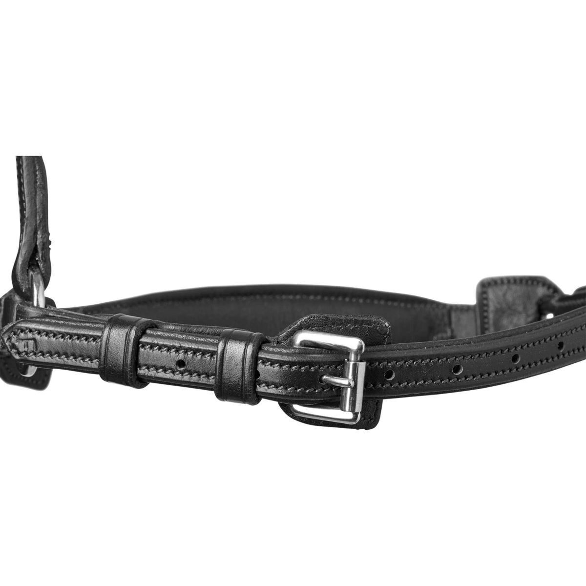 Schockemöhle Muserola Alemana Turin Select Anatomisch Negro/Plata