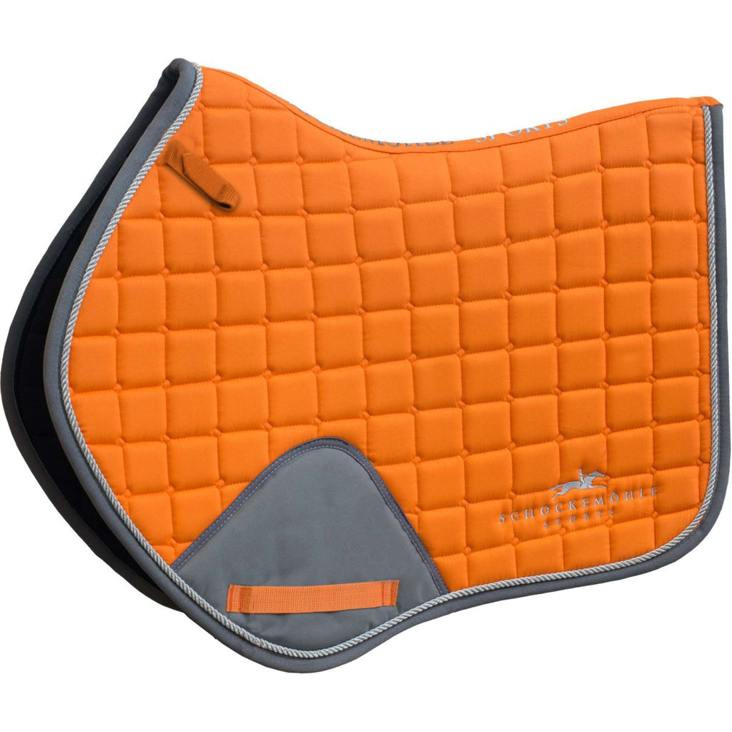 Schockemöhle Mantilla Power Logo Saltando Naranja Gris