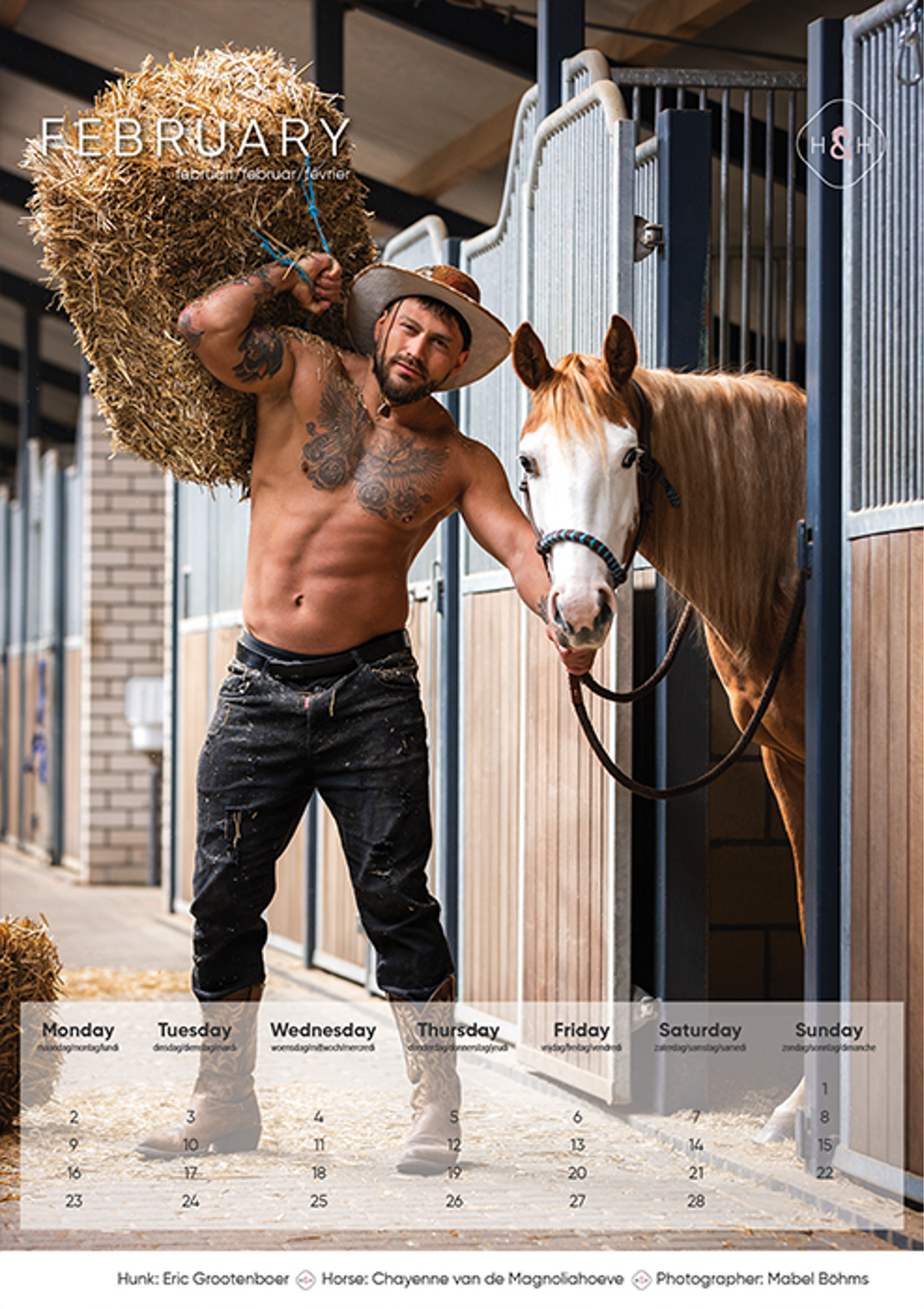 Horse and Hunk Kalender 2026
