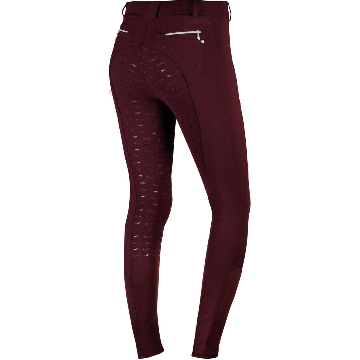 Schockemöhle Pantalones Equinox Victory Full Grip Cassis