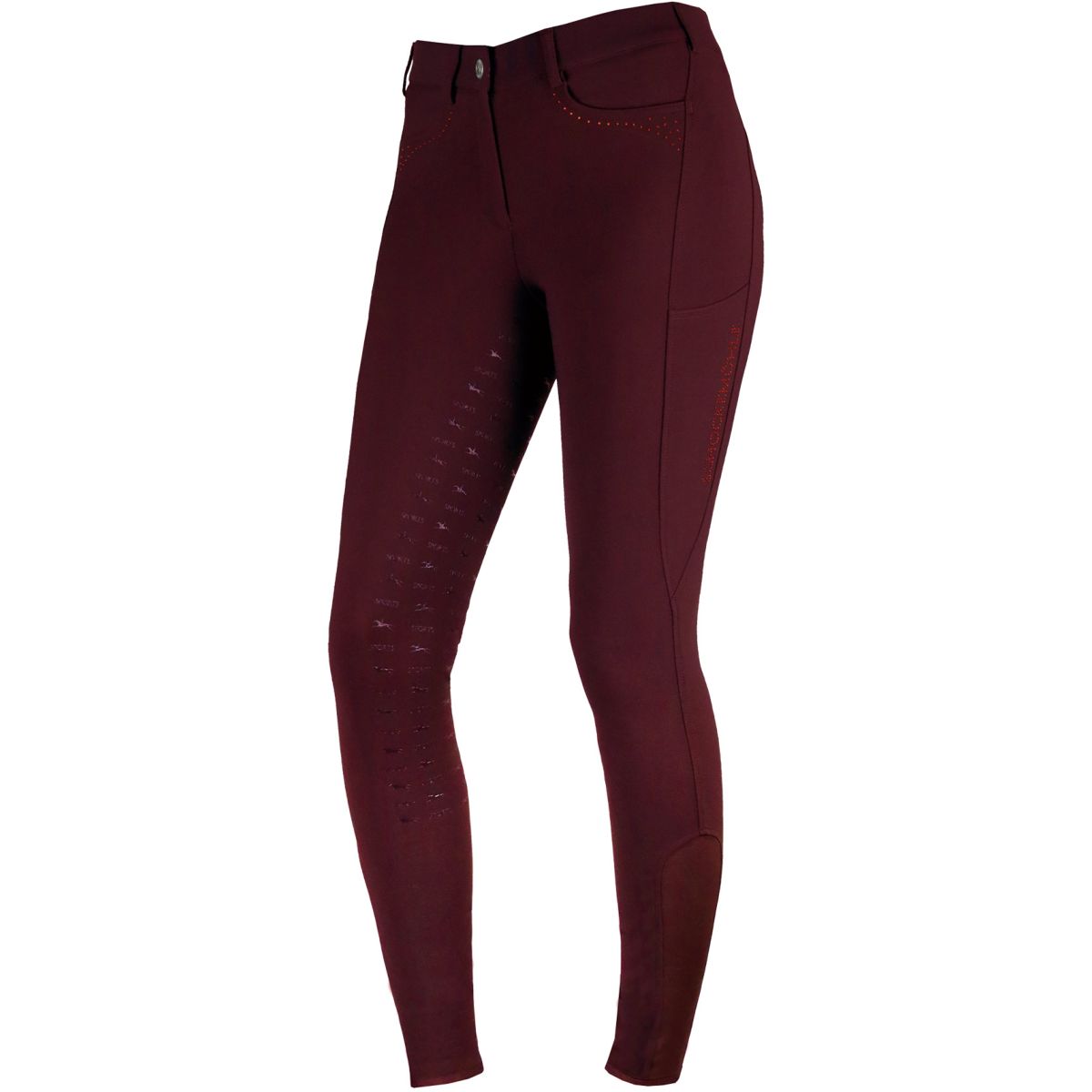 Schockemöhle Pantalones Equinox Victory Full Grip Cassis