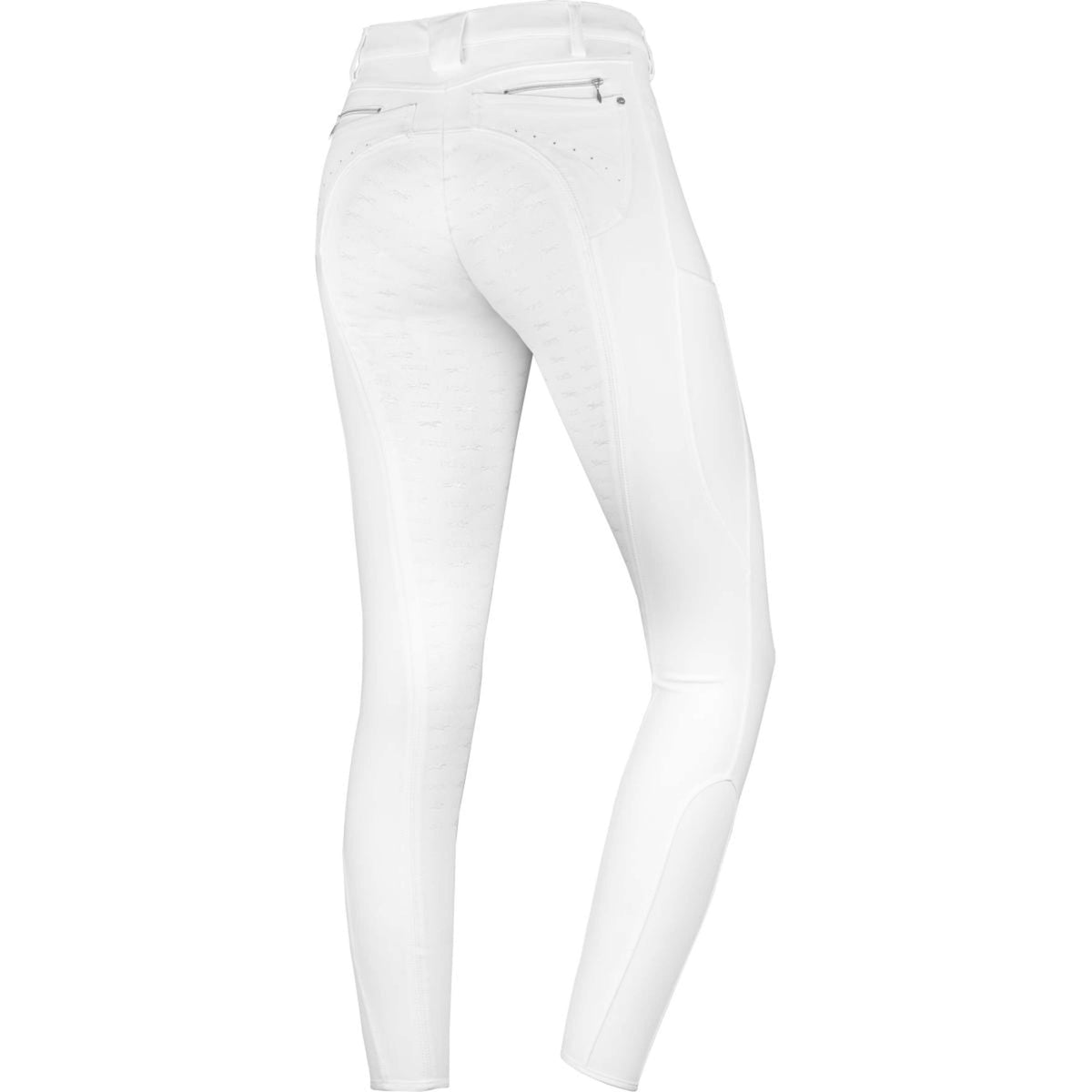Schockemöhle Pantalones Equinox Victory Full Grip Blanco