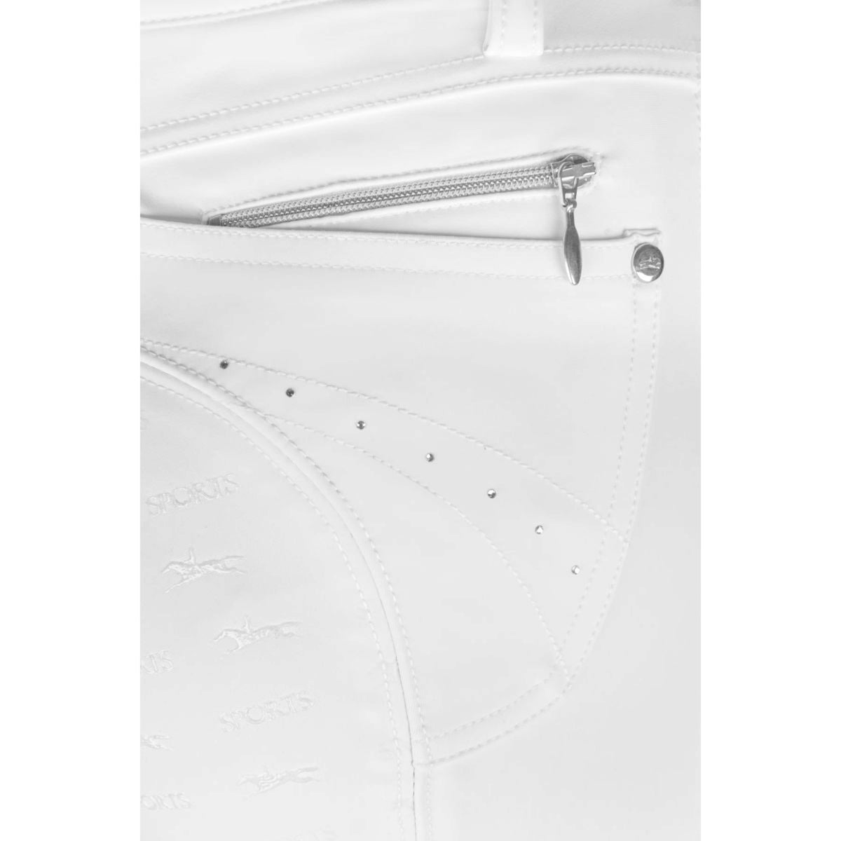 Schockemöhle Pantalones Equinox Victory Full Grip Blanco