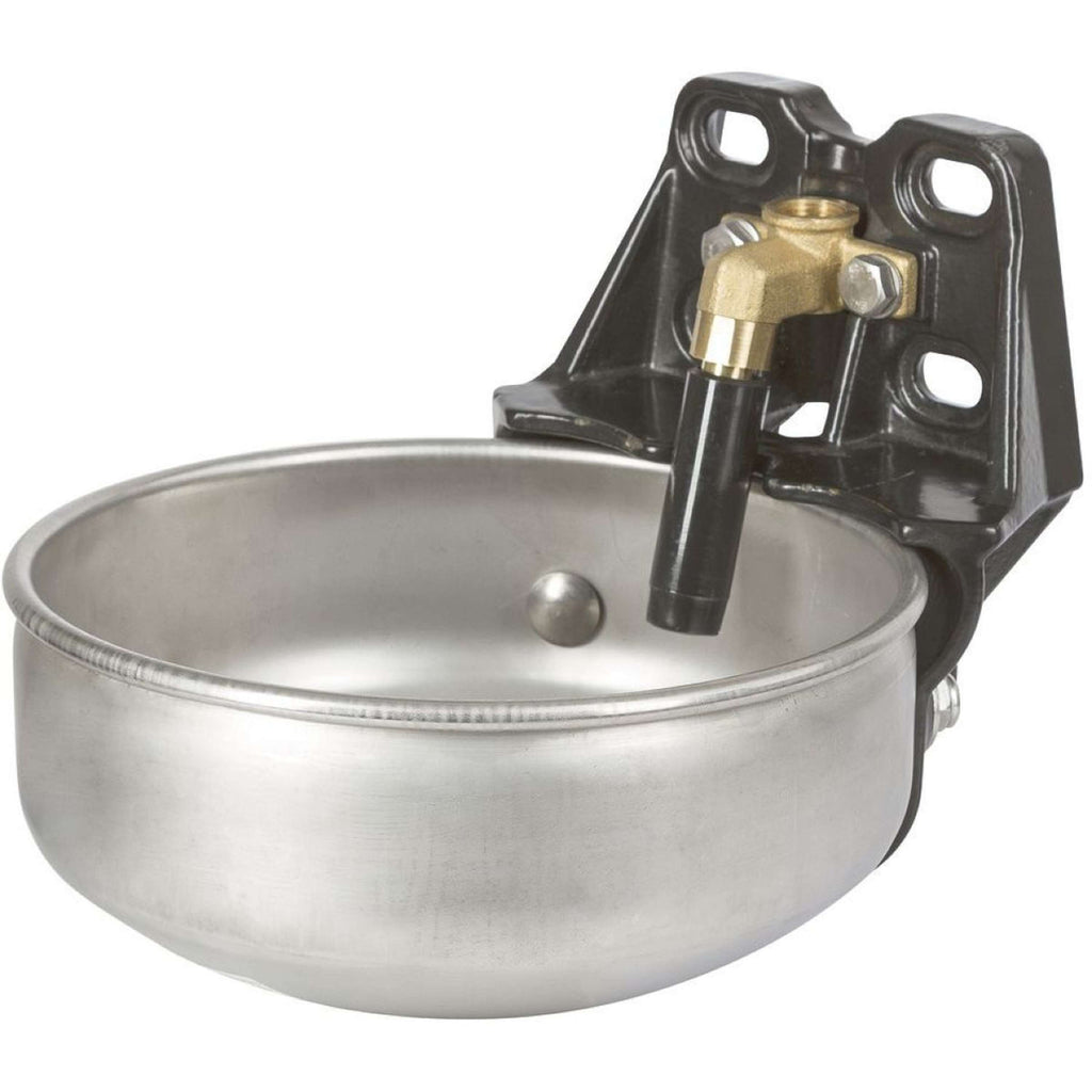 Kerbl Bebedero Acero Inoxidable con Válvula de Tubo 3/4 pulgada