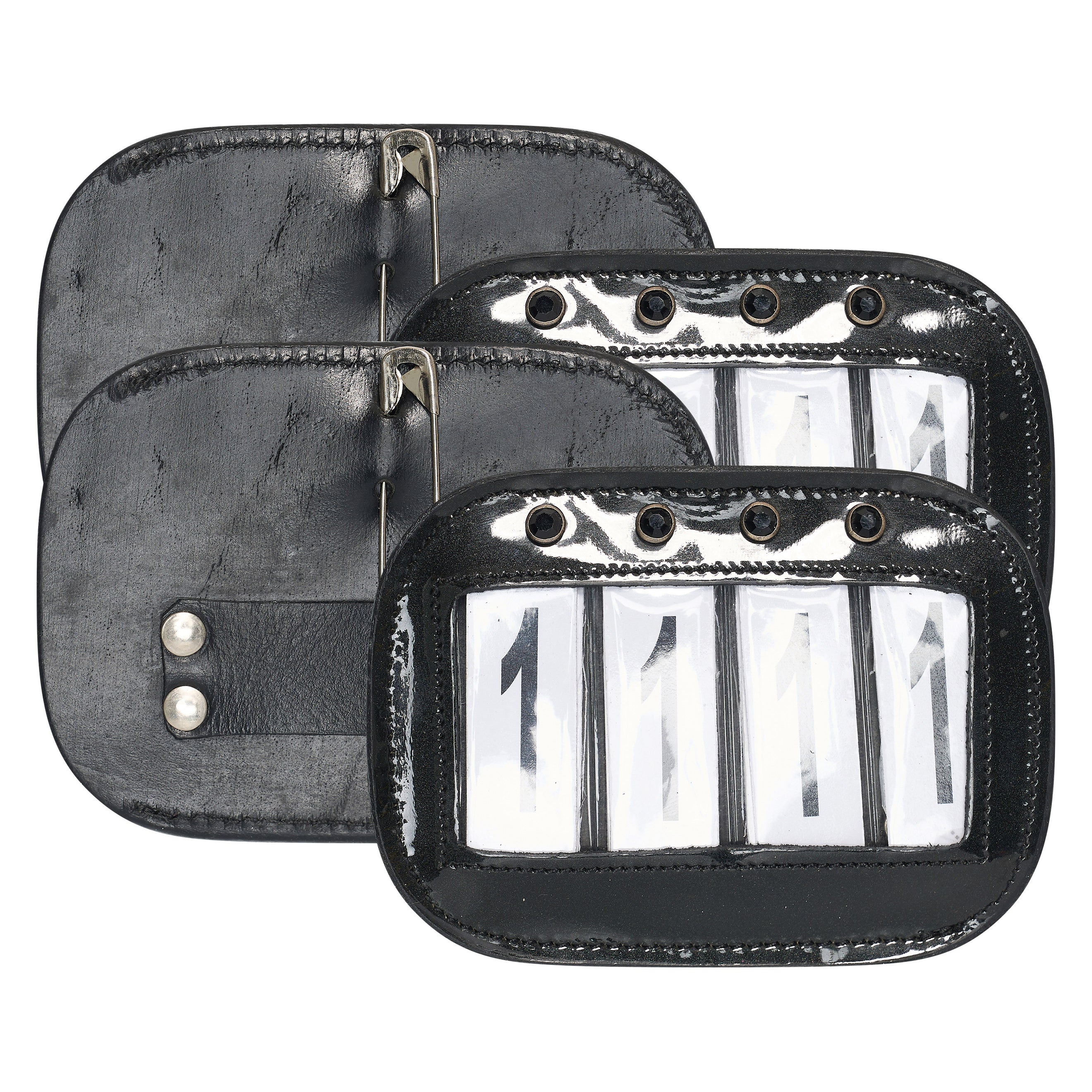 Imperial Riding Números de Competición IHRSquare Shiny Black