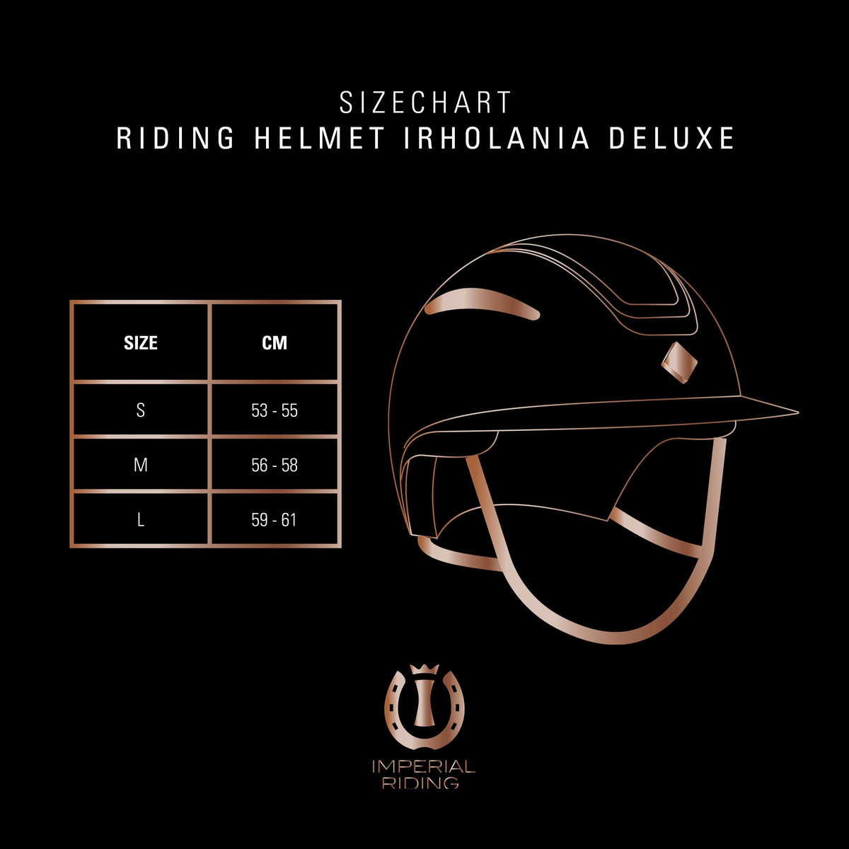 Imperial Riding Casco IRHOlania Deluxe Big Visor Negro