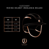 Imperial Riding Casco IRHOlania Deluxe Big Visor Marino/Rosegold