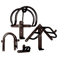 Harry's Horse Juego de Colgadores para Arneses 4 piezas Negro