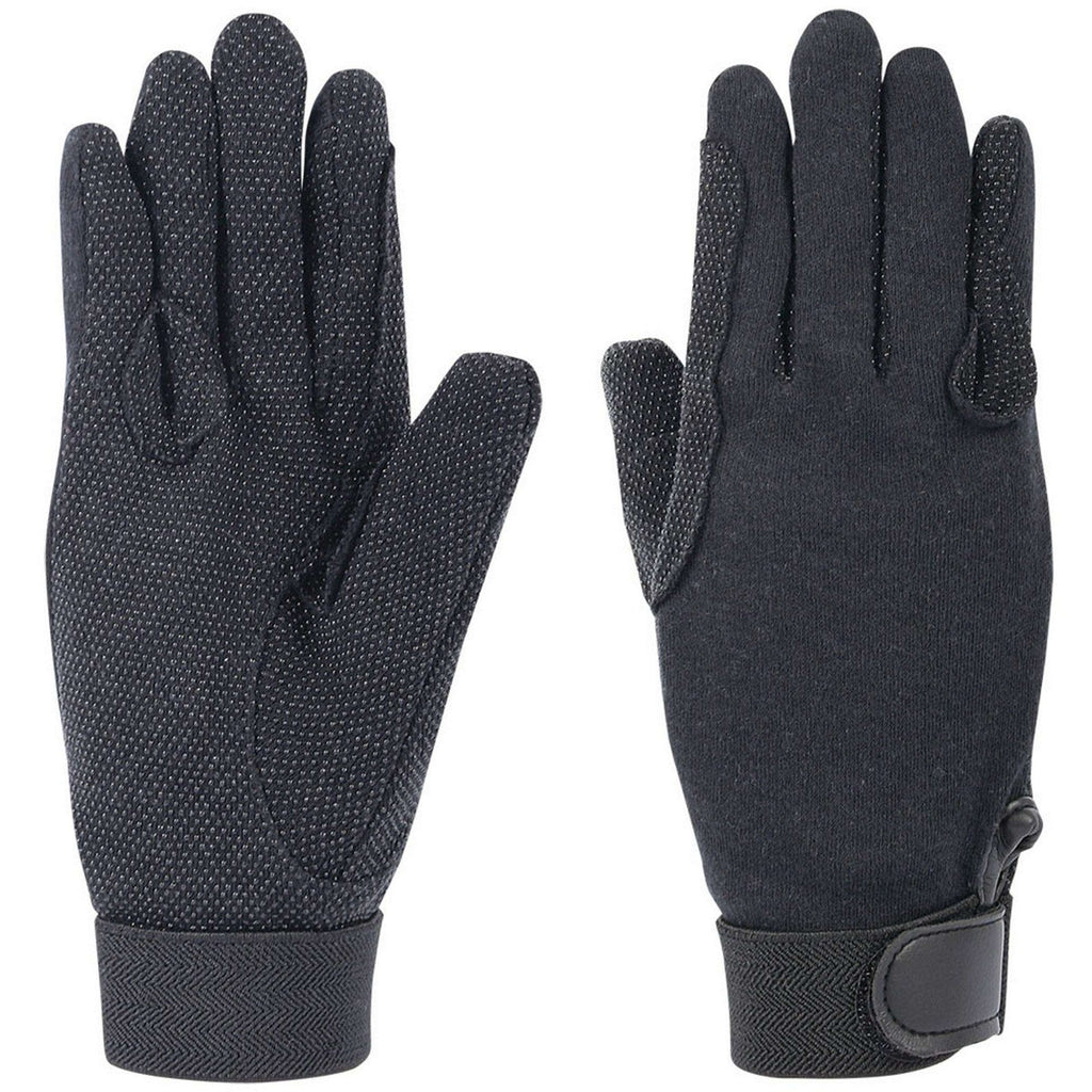 Harry's Horse Guantes de Equitación Algodón Negro