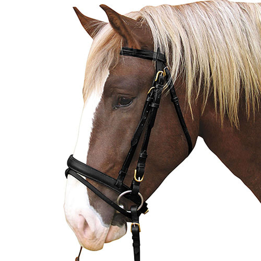Kerbl Brida Caballo de Tiro Negro