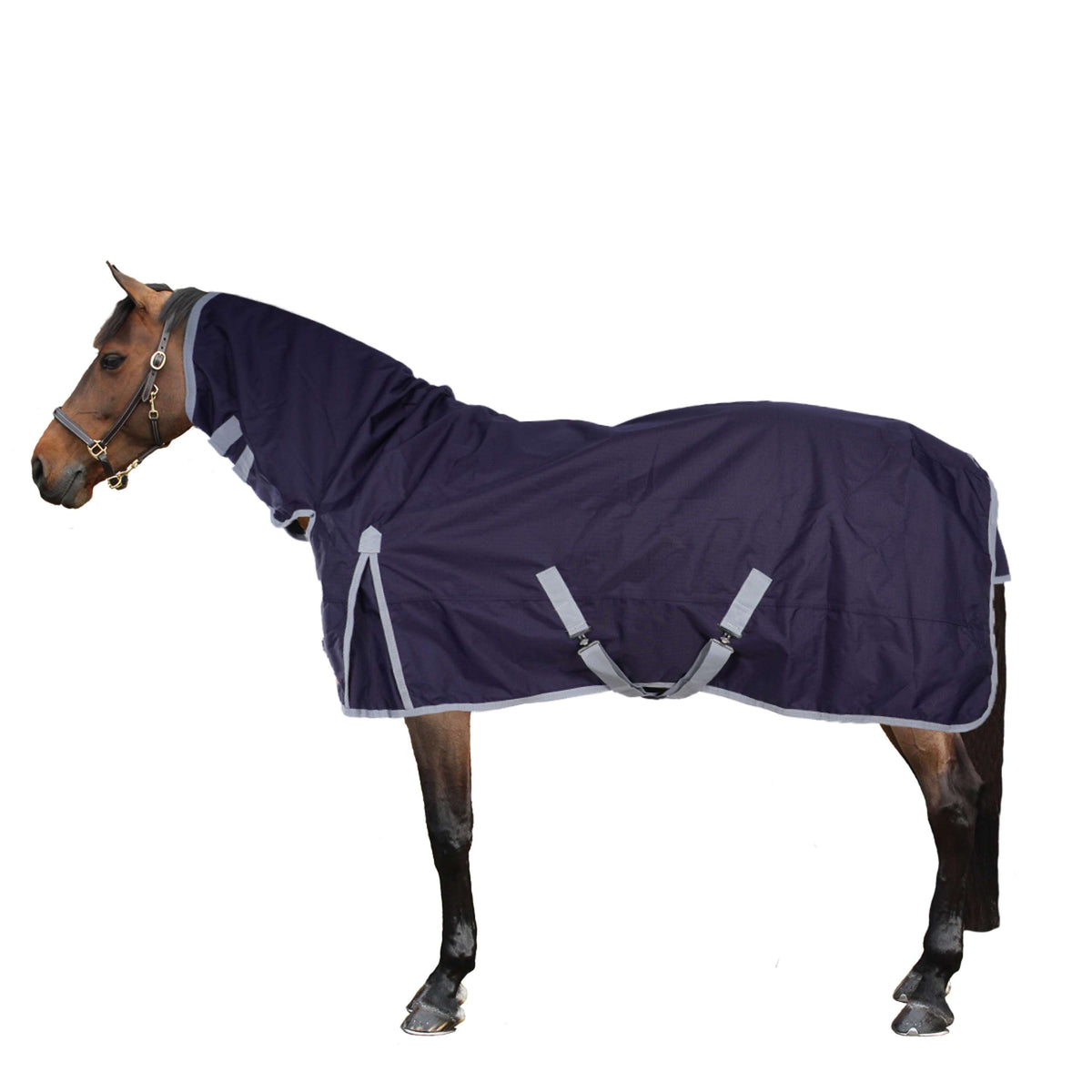 Premiere Manta Impermeable Ayc 600D 260g Fleece con Capucha Dress Blue