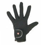 HKM Pro Team Guantes de Equitación Professional Cuero sintético Negro