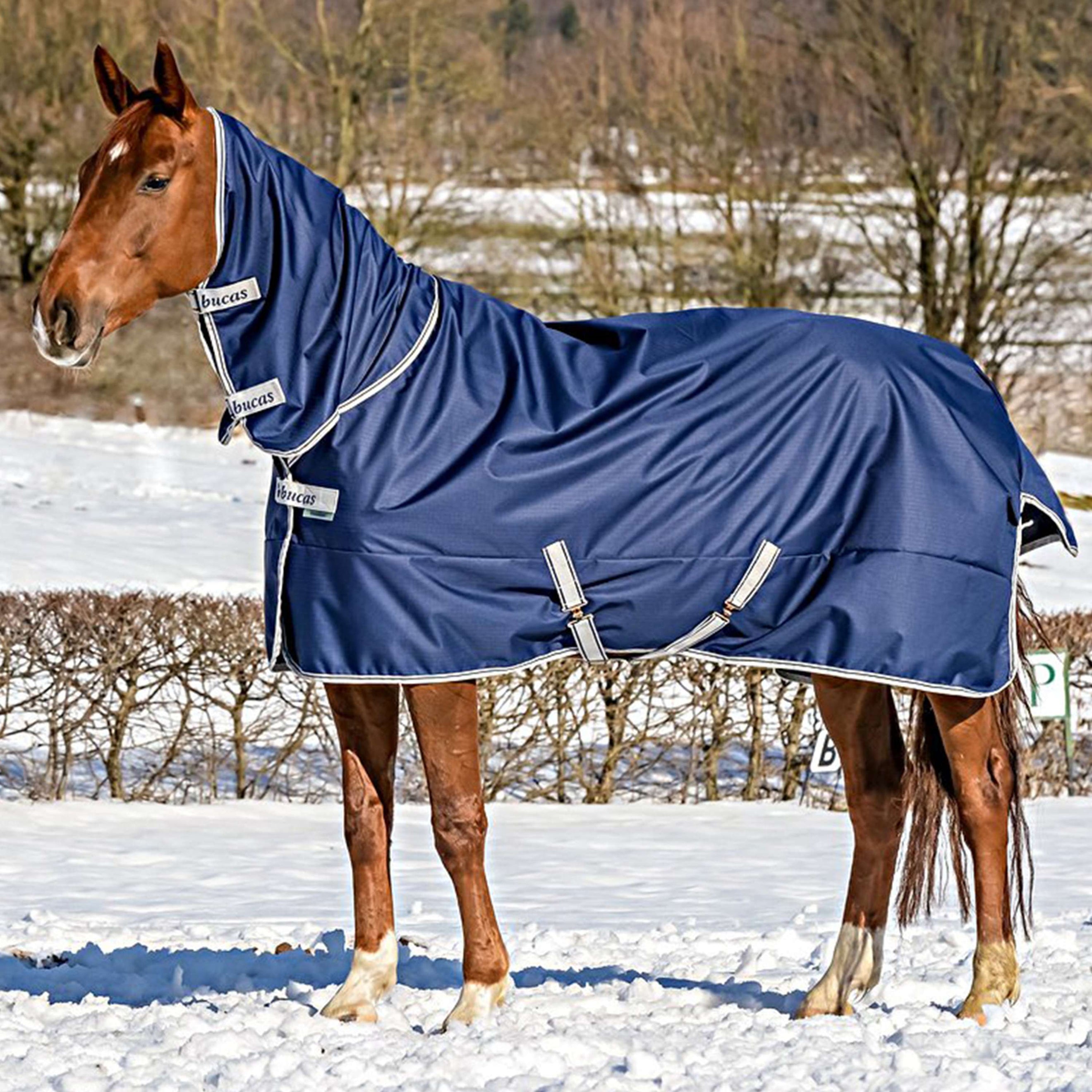 Bucas Freedom Turnout Full Neck 150g Navy Bucas Freedom Turnout Full Neck 150g Navy
