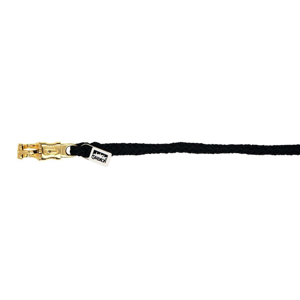 Eskadron Cuerda de Cabestro Classic Gancho de pánico Messing Negro